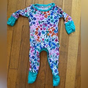 Little Sleepies Floral Newborn Pajamas